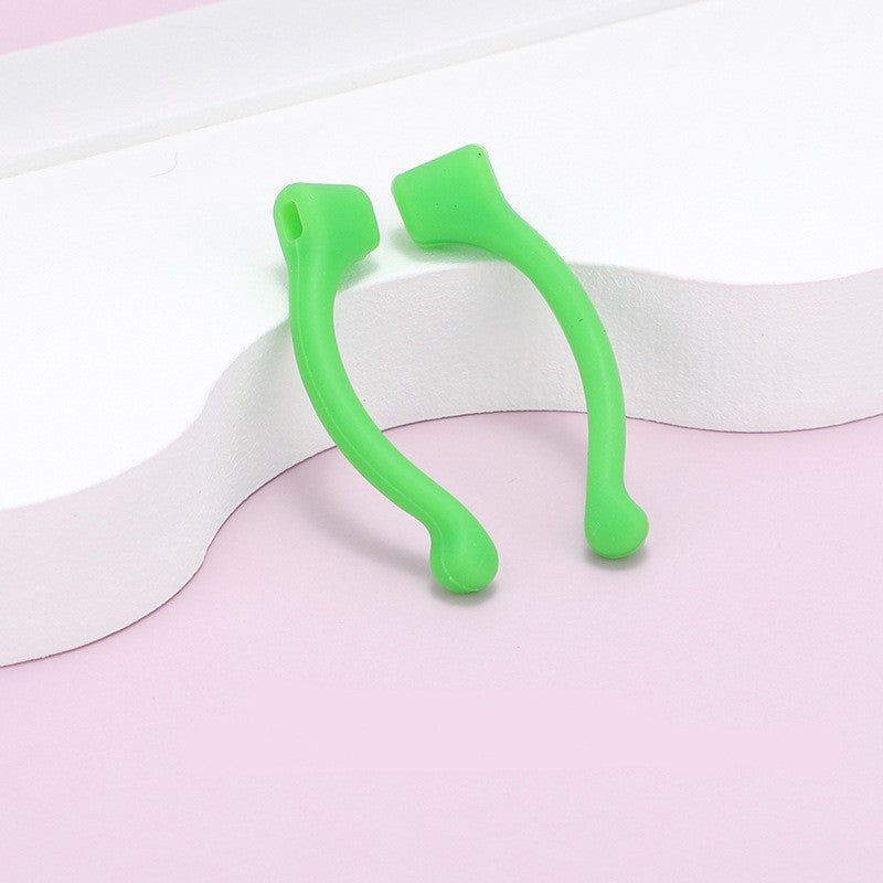 Sports glasses retainer grips for compatible temple arms