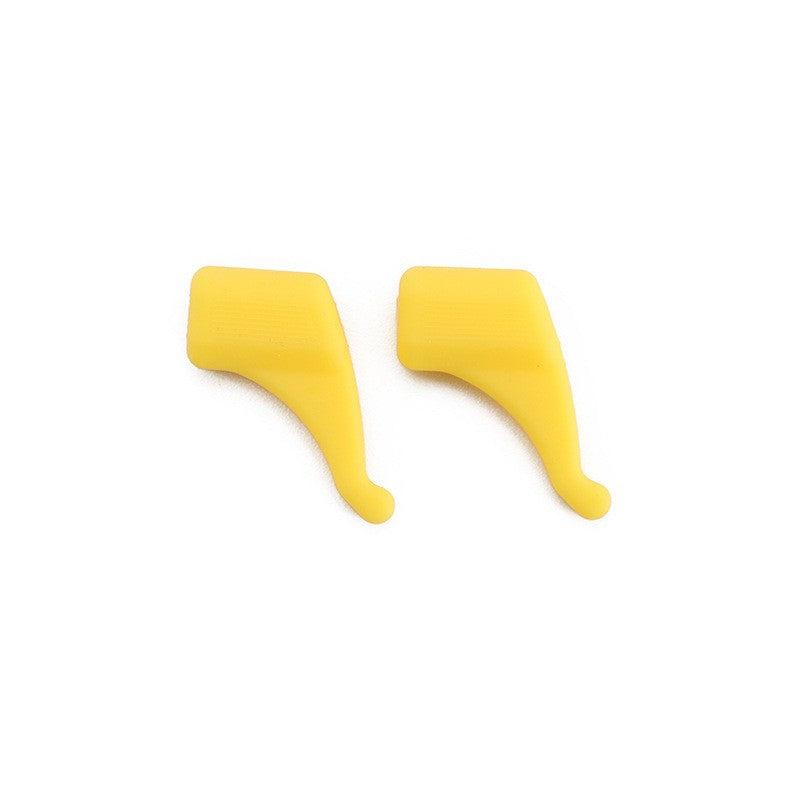 Mini silicone ear hooks for compatible eyewear, color detail