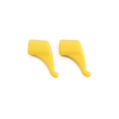 Mini silicone ear hooks for compatible eyewear, color detail