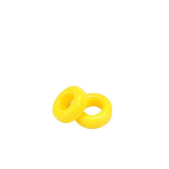 Eyeglass retainer grips, additional close-up view