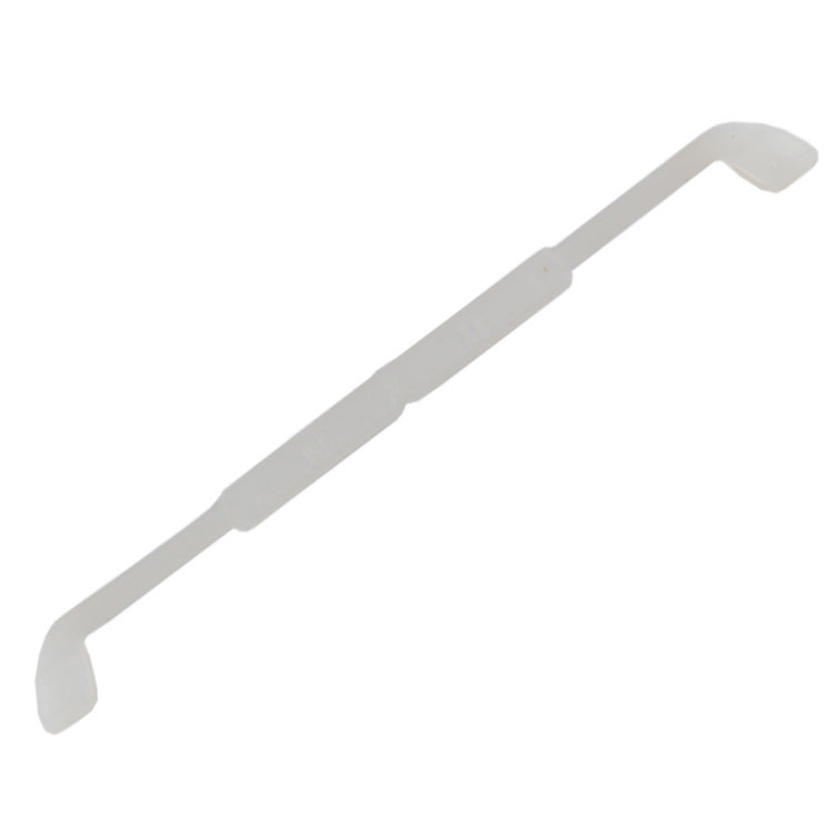 Elastic eyeglass retainer straps, fit and connector detail