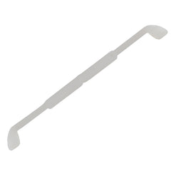 Elastic eyeglass retainer straps, fit and connector detail