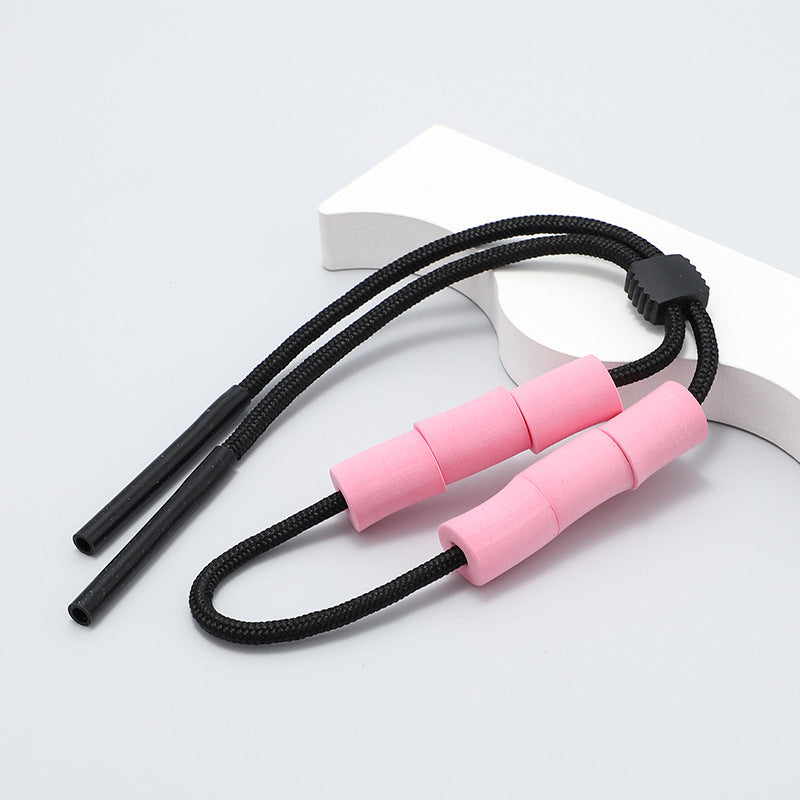 Pink floating foam eyeglass strap, 2-pack option