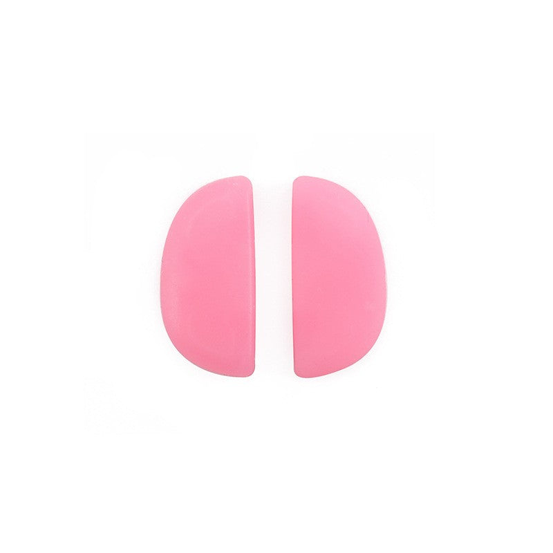 Soft rubber push-in nose pads, close-up product detail