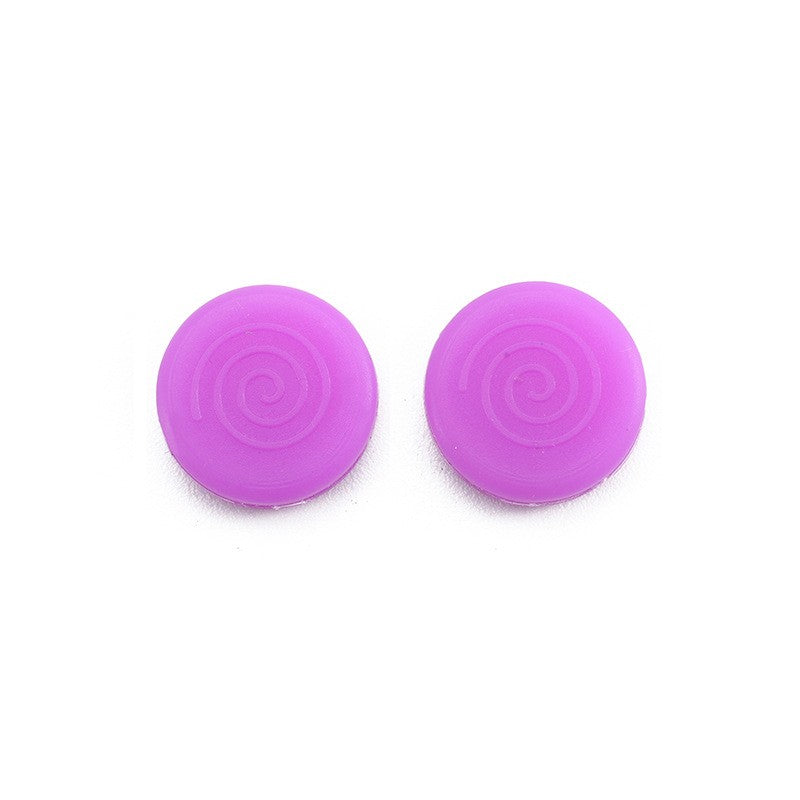 Round silicone eyewear temple grips, alternate option