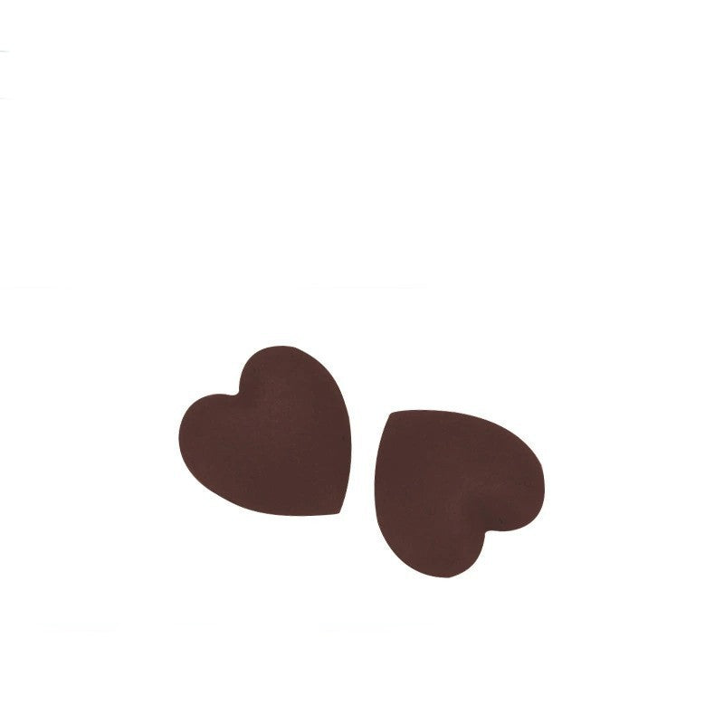 Silicone heart-shaped eyeglass ear grips, option detail