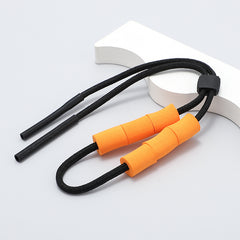Orange floating foam eyeglass strap, 2-pack option