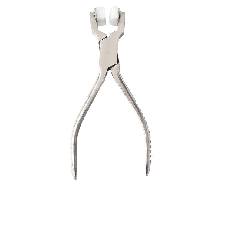 Optical frame pliers, jaw profile detail