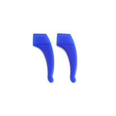 Eyeglass temple retainers, additional silicone option