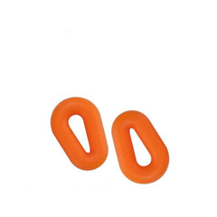 Silicone eyeglass ear cushions and temple sleeves - additional fit view