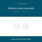 Eyeglass Nose Pads, Anti-Slip Round Shape Adhesive Air Bag Nose Pads, Soft Comfortable Silicone Nose Pad Cushion for Eyeglasses & Sunglasses