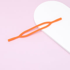Children's eyeglass strap, connector and fit detail