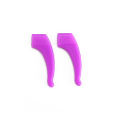 Soft silicone eyewear temple retainers, option detail