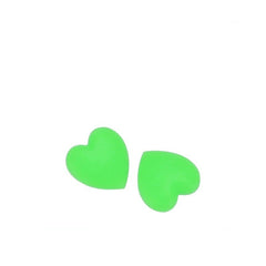 Soft silicone heart-shaped ear grips, alternate option
