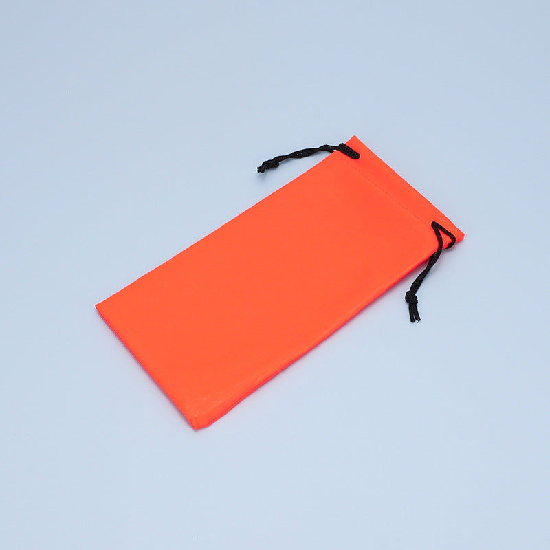 Microfiber drawstring eyeglass pouch, additional product view