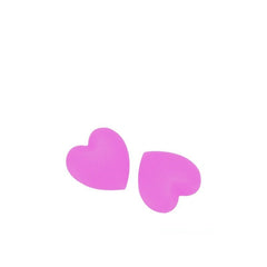Heart-shaped eyeglass retainers, silicone color option