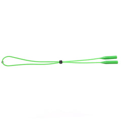 Adjustable eyeglass retainer strap, connector detail