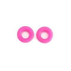 Mini silicone eyewear temple grips, color selection detail