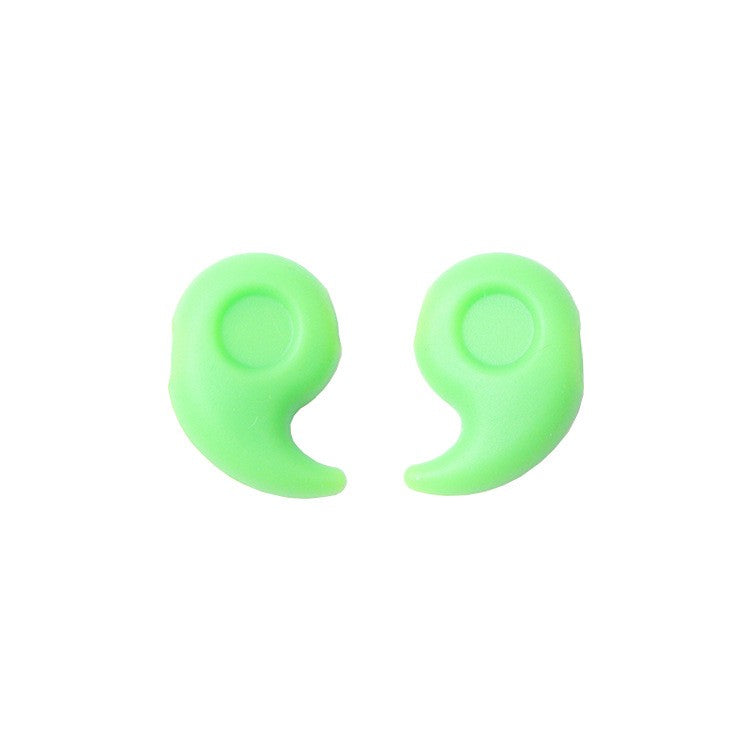 Silicone retainer hooks for compatible eyeglasses, option view