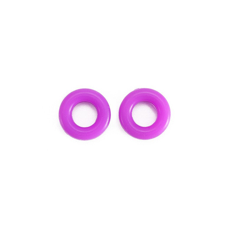 Silicone eyeglass ear grips, compact 0.45-inch design