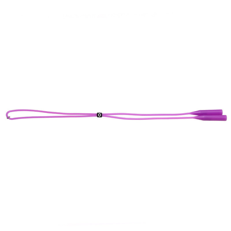 Adjustable silicone eyewear retainer, additional fit detail