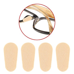 Thin soft foam adhesive eyeglass nose pads, product detail view