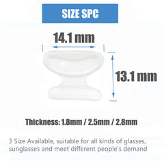 Butterfly adhesive air-cushion silicone nose pads, alternate product view