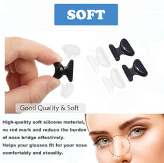 Butterfly adhesive air-cushion silicone nose pads, product detail view