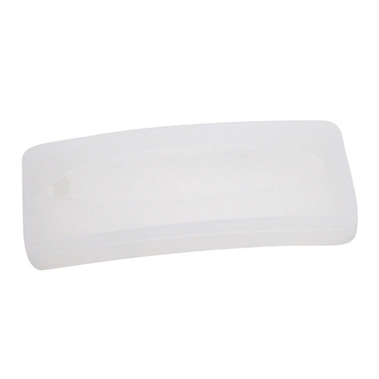 Transparent protective case sized for a clip-on flip-up lens