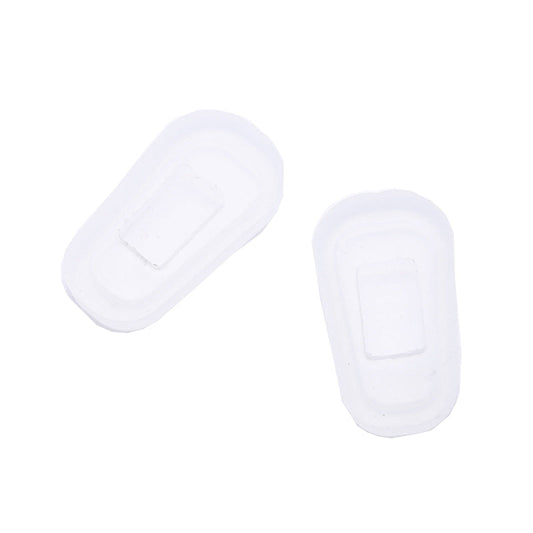 Soft silicone slip-on covers for existing eyeglass nose pads