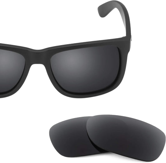 EBJDE replacement lenses compatible with Ray-Ban Justin RB4165 54mm sunglasses