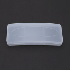 Durable Transparent Sunglasses Case Clip-on Flip-up Len Glasses Box Eyewear Protector