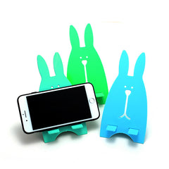 Phone Holder Portable Wood Mobile Phone Cellphone Holder Desktop Mount Stand Bracket Vision Card Rack