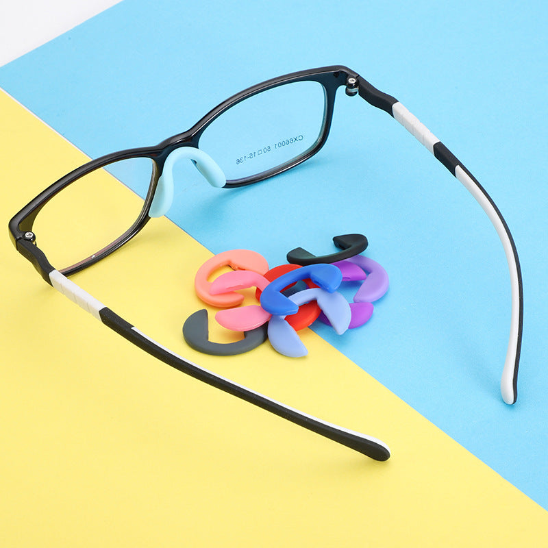 U Shaped Eyeglasses Nose Pads Screw in Glasses Strap Saddle Bridge Silicone Nose Pad