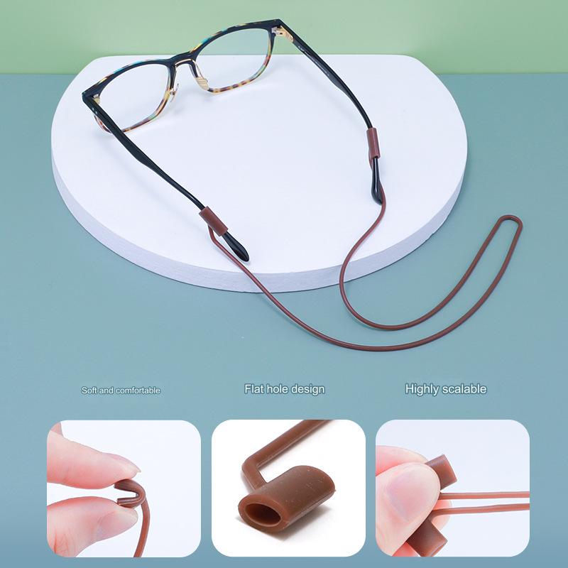 Adjustable Eyeglasses Straps, Eyewear Retainers, Silicone Sunglasses Holder Straps, Eyeglasses Retainers