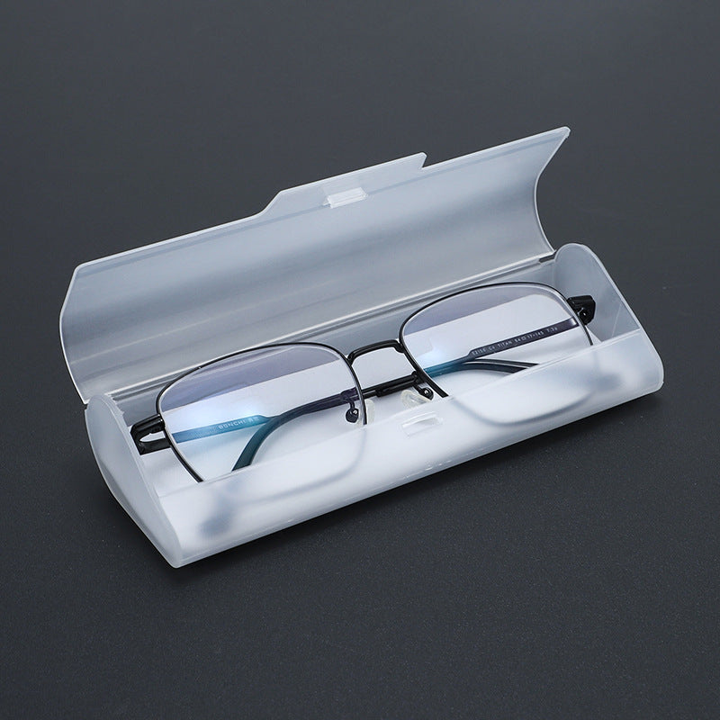 Plastic Glasses Case, Portable Translucent Eyeglasses Case, Spectacle Case, Eyewear Protector Box