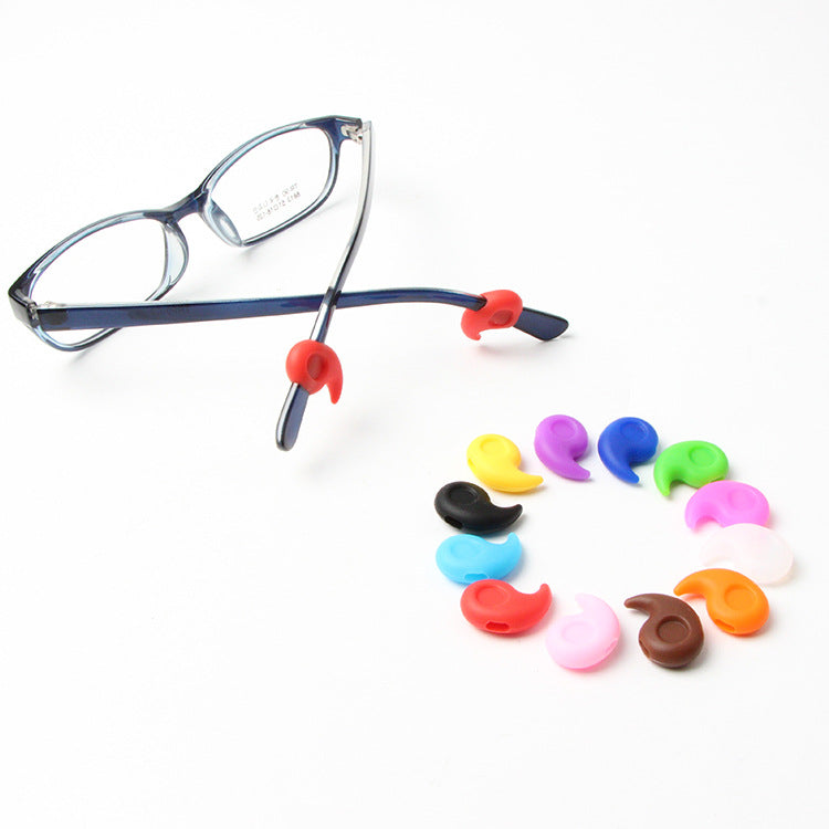 Glasses Ear Grip, Anti Slip Eyeglass Holder, Silicone Eyewear Retainers Hook for Sunglasses, Sports, Study