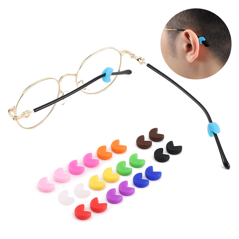 Eyeglass Ear Grips Sleeve Holder-Eyeglasses Ear Hooks -Comfort Anti-Slip glasses ear grip-For Kids and Adults Sunglasses, Reading Glasses, Sport Eyewear