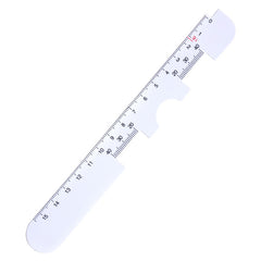 Pupillary Distance Ruler with Instructions for Myopia Distance Glasses, Pupil Measurement Tool for Prescription Eyeglasses with Eye Care Tips