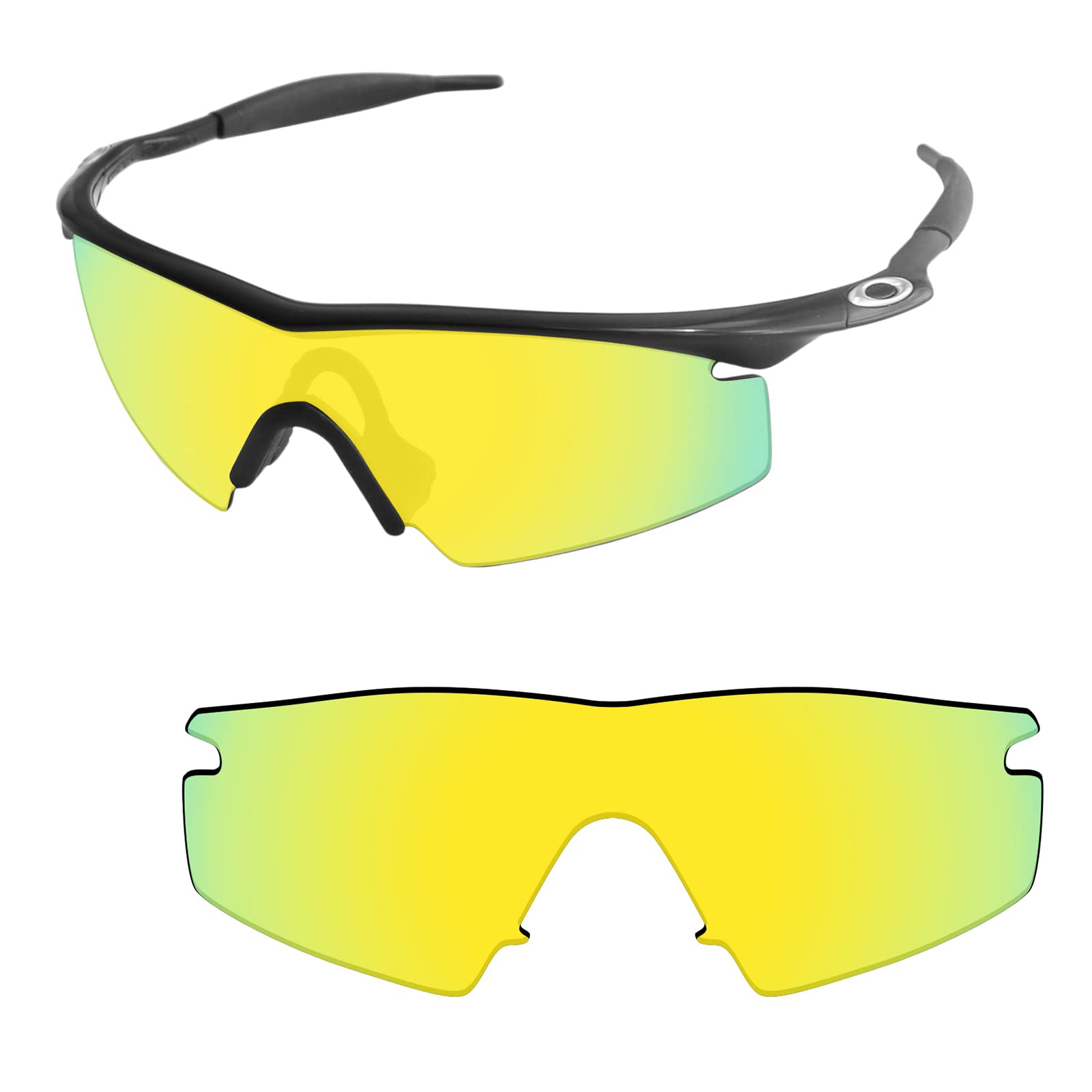 Replacement Lenses for Oakley M Frame Strike sunglasses, Polarized Options, Anti-Scratch and Impact Resistant