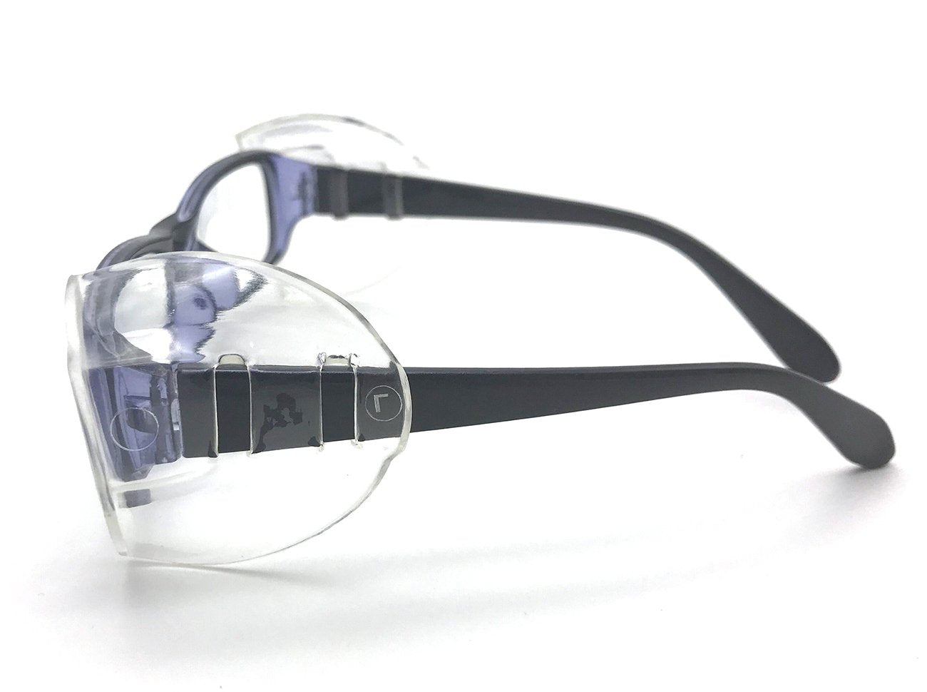Universal Safety Glasses Side Shields - Fits Small/Medium Eyeglasses