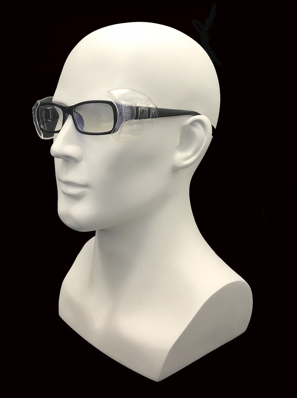 Universal Safety Glasses Side Shields - Fits Small/Medium Eyeglasses