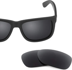 Replacement Lenses for Ray-Ban Justin RB4165 54mm sunglasses, Polarized Options, Anti-Scratch and Impact Resistant