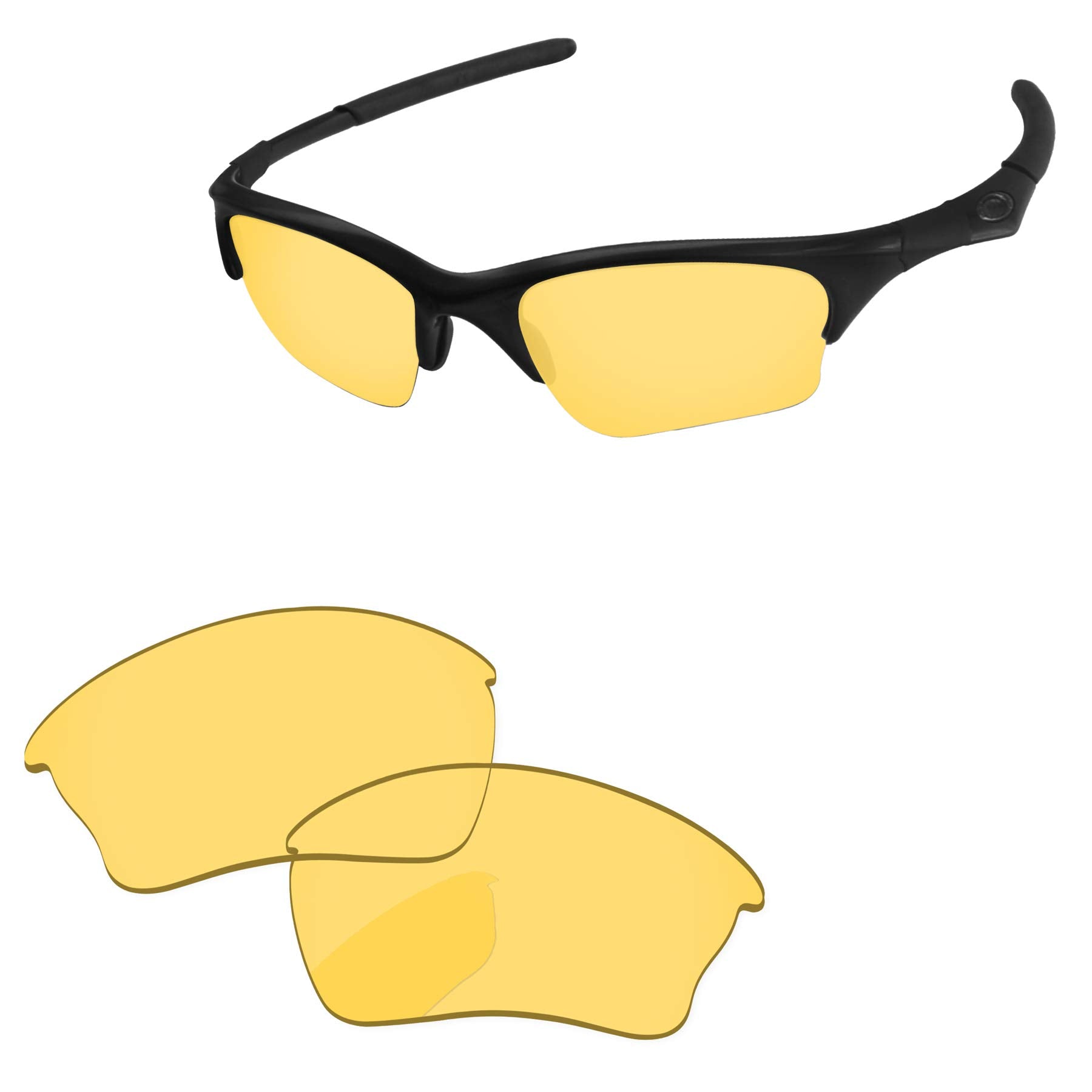 Replacement Lenses for Oakley Half Jacket XLJ sunglasses, Polarized Options, Anti-Scratch and Impact Resistant