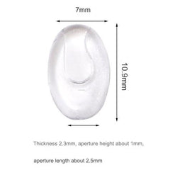 Eyeglass Plug-in Nose Pads, Soft Silicone Push-in Nose Piece Eyeglass Replacement for Sunglasses Glasses