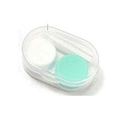 Contact Lens Case, Portable Cute Contact Lens Case Box Holder Container Soak Storage with Tweezers Kit