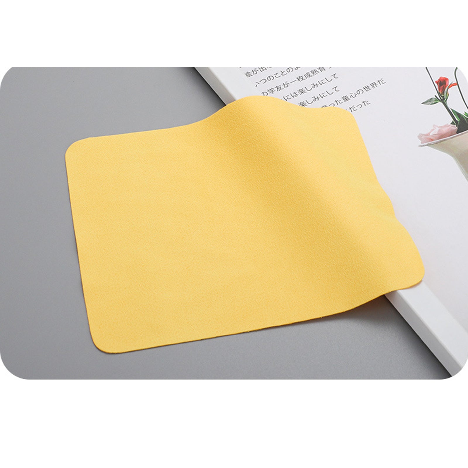 Microfiber Cleaning Cloths Multicolor Glasses Cleaning Cloth for Eyeglasses, Camera Lens, Cell Phones, Laptops, LCD TV Screens and More