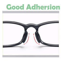 Anti-Slip Glasses Nose Pads, Adhesive Soft Silicone Eyewear Nose Pads for Plastic Frame Glasses Sunglasse