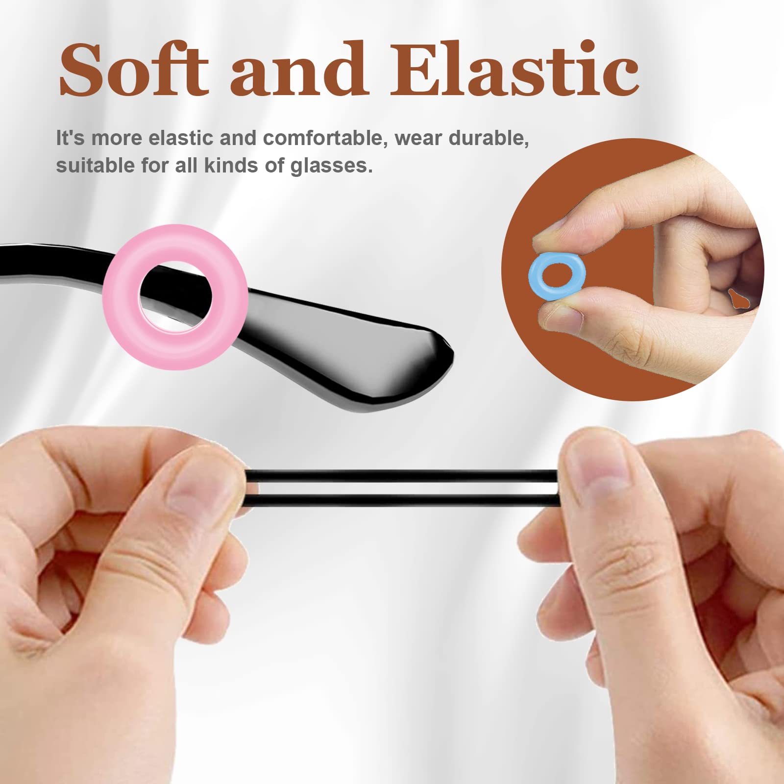 Eyeglasses Anti Slip Retainer Glasses Ear Hook Grip kids and Adults Silicone Anti Slip Holder