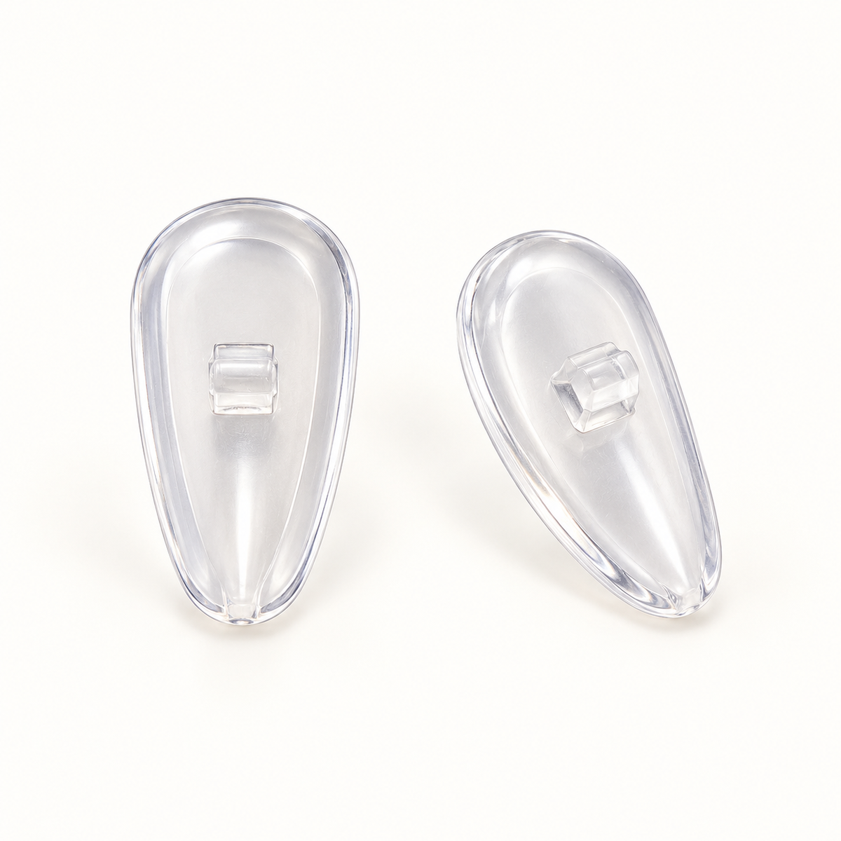 One pair of smooth A3 clear air-cushion nose pads